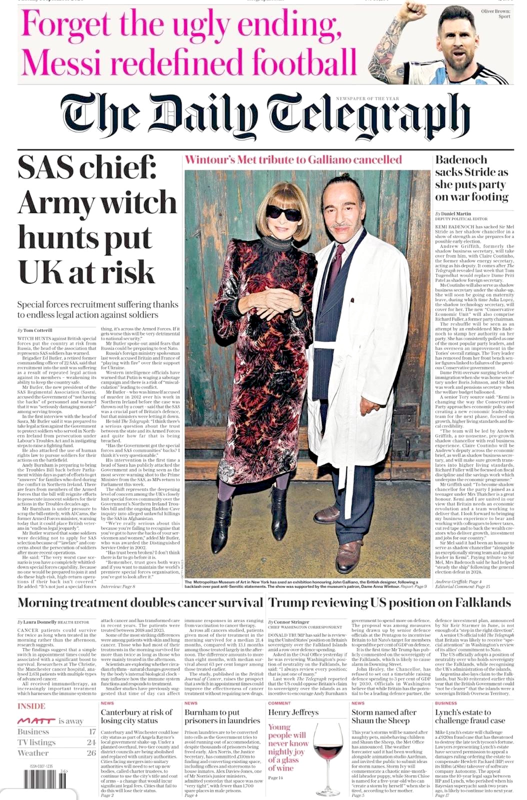 Army witch hunts put UK at risk